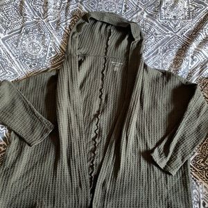 American Eagle, Cardigan, Forest Green